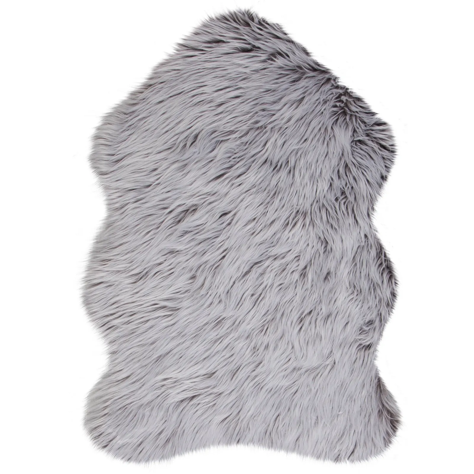 Helsinki Single Pelt Faux Fur Rug Brown