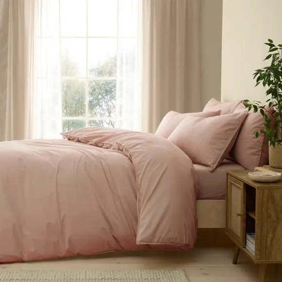 Soft Washed Cotton Duvet Cover & Pillowcase Set 5