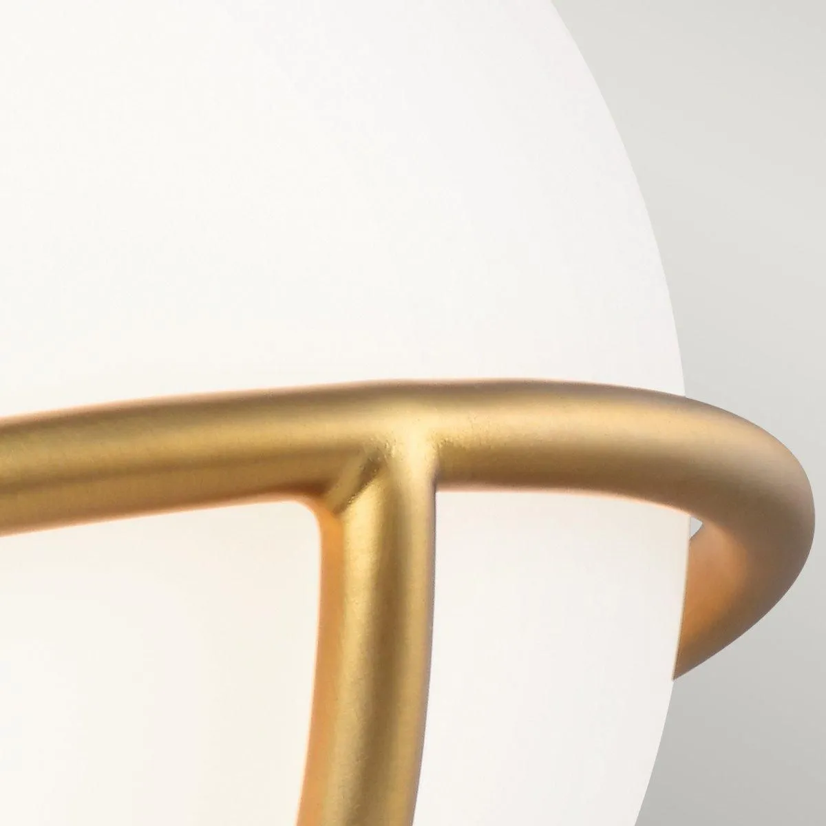 Netlighting Apollo 1 Light Wall Light Burnished Brass G9 in Yellow 3