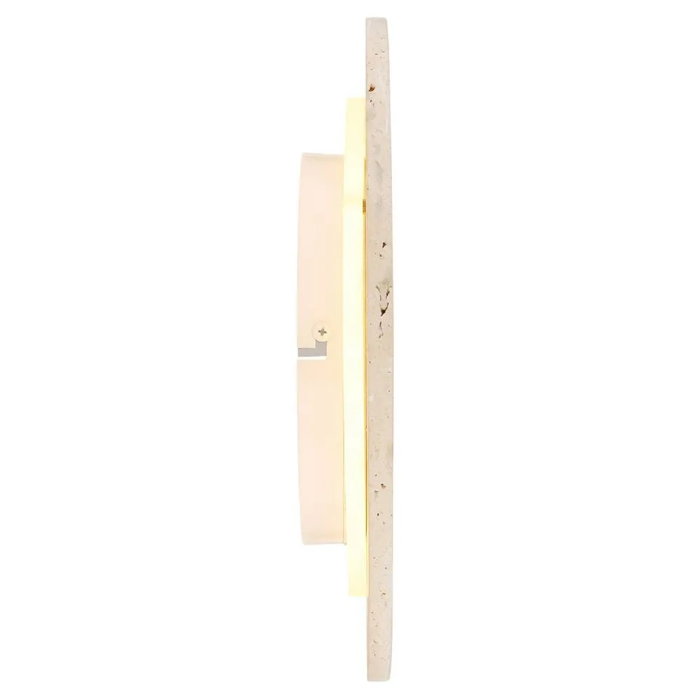 Netlighting Jillian Wall Lamp Travertine Stone LED 3000K in Beige 5