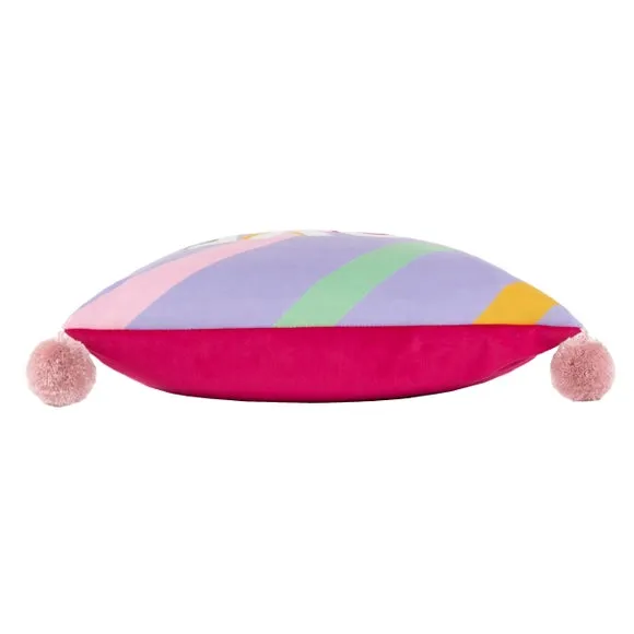 Furn. Love Wins Pom Poms Square Cushion 2