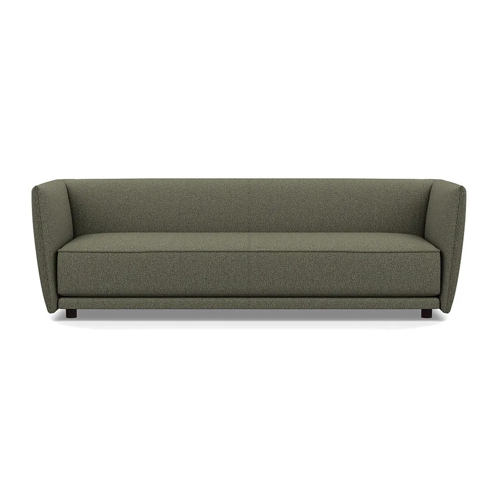 Heal's Valley 4 Seater Sofa Loop Boucle Forest Walnut Stain Feet 1