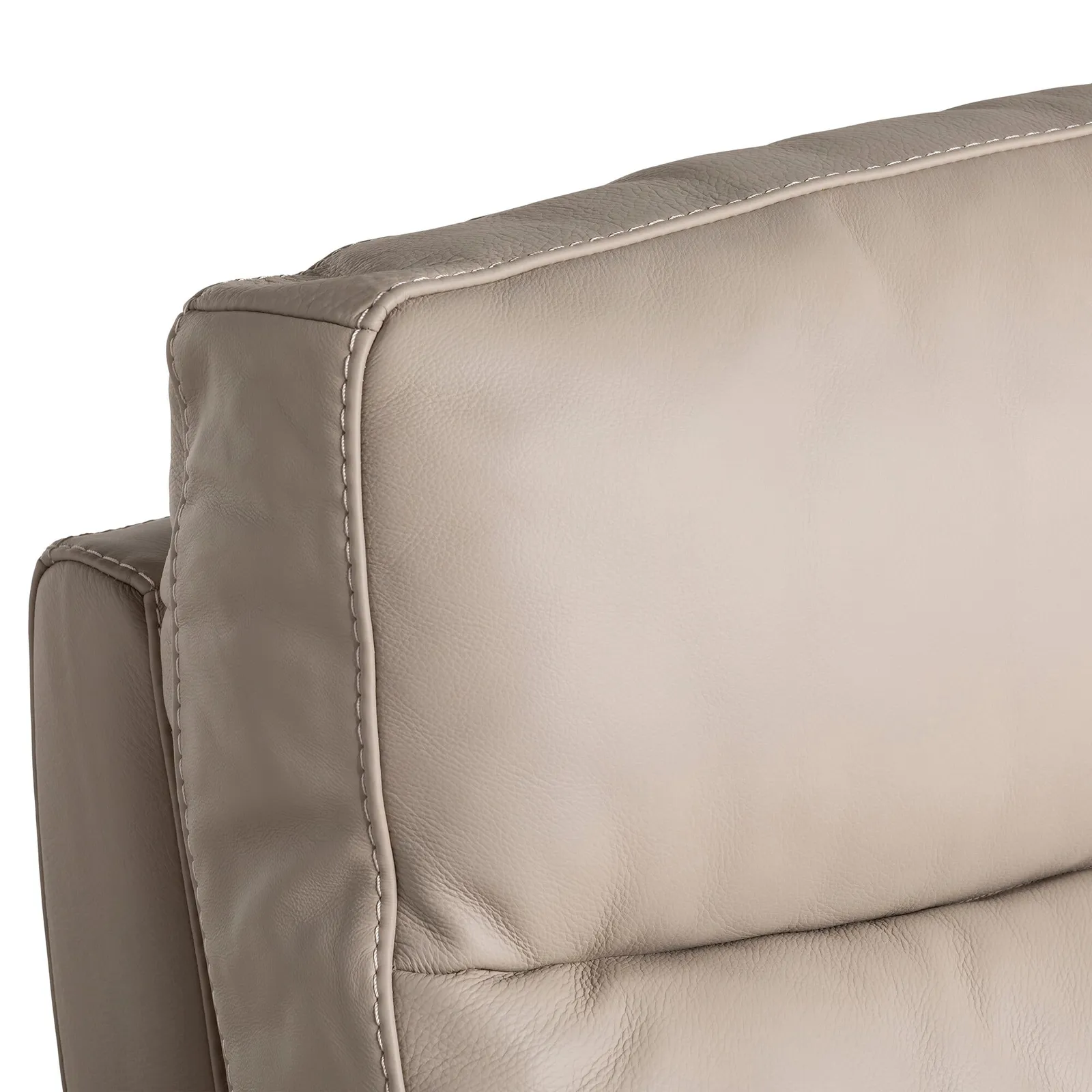 Arno 2.5 Seater Recliner Sofa With 2 Power Recliners, Neutral Leather | Barker & Stonehouse 5