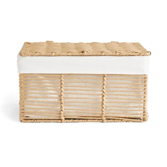 Purity Large Woven Storage Trunk 3