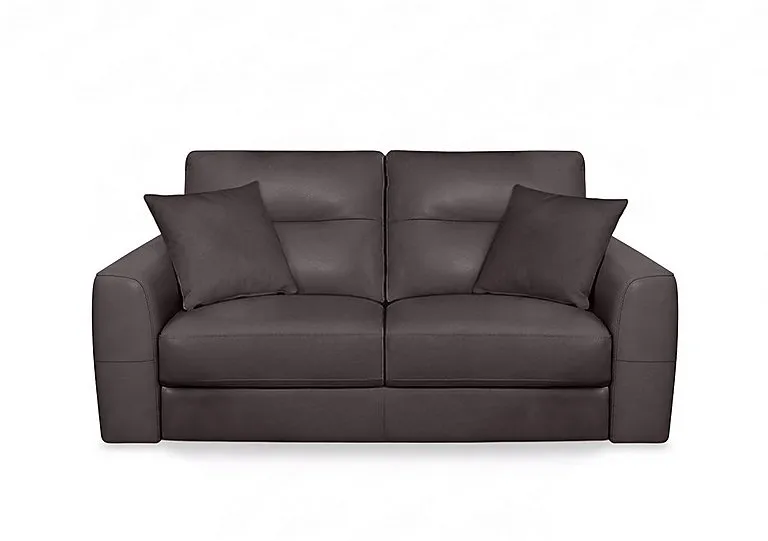 Nest NC Leather 3 Seater Sofa - Dark Chocolate