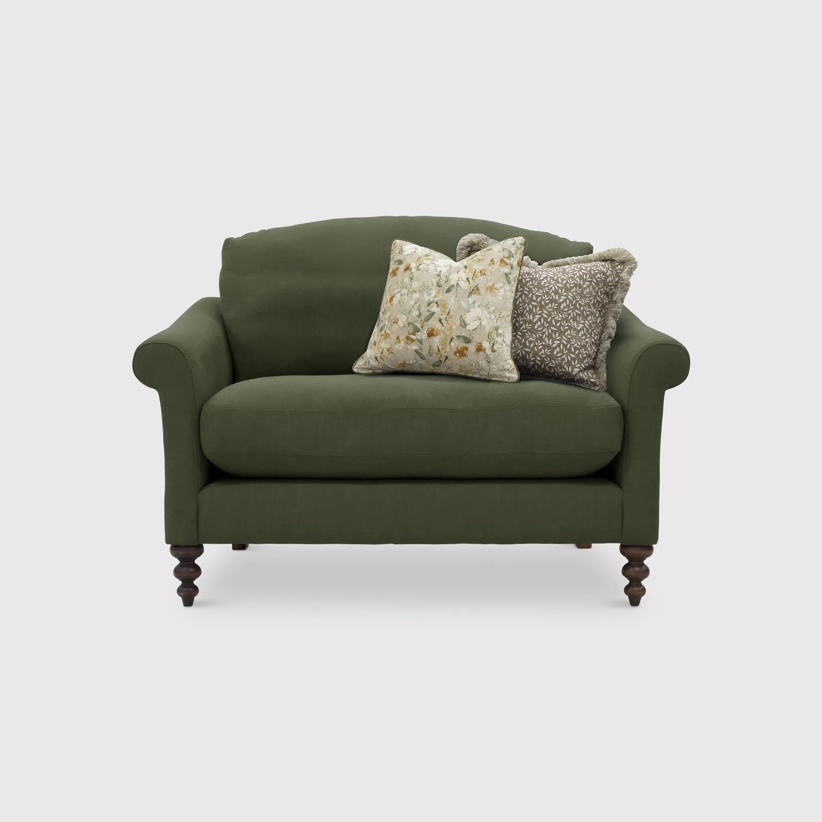 English Heritage Clover 26 Cuddler With Pre Set Scatters, Green Fabric | Barker & Stonehouse 1