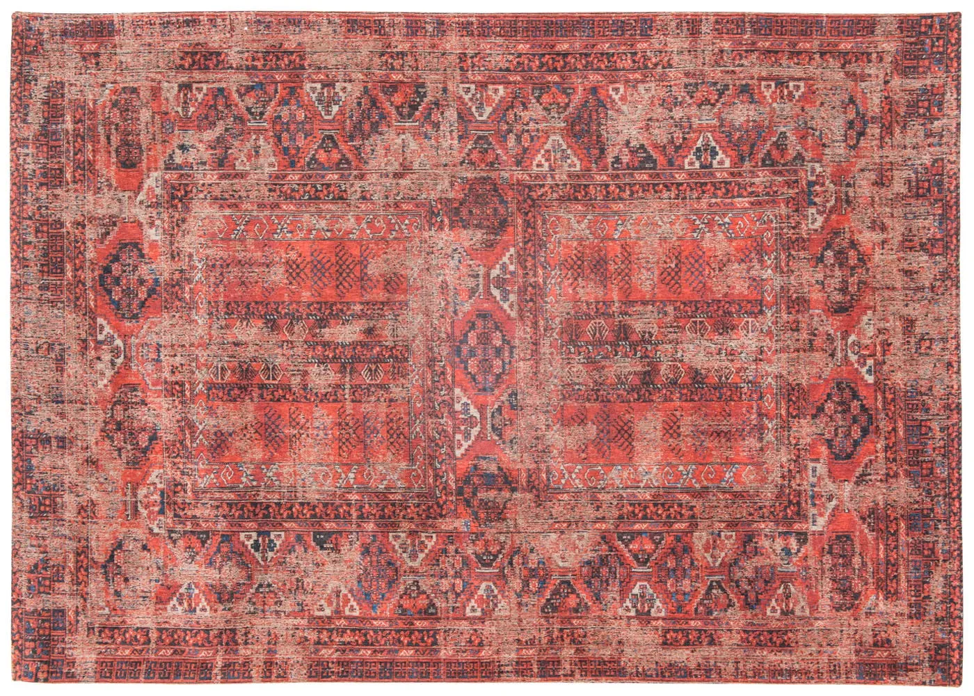 Louis de Poortere Hadschlu Rug Red 200 x 280cm
