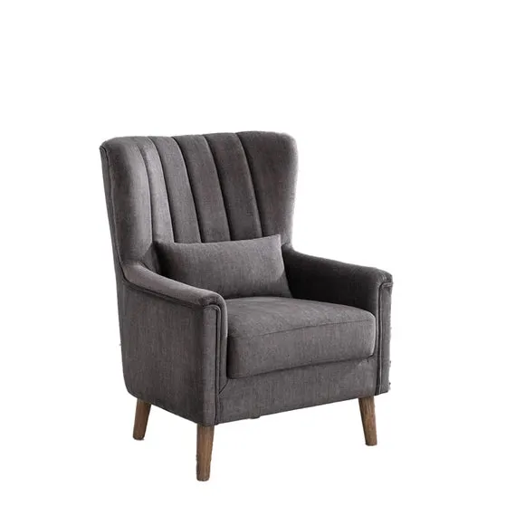 Image Furnishings Charlotte Velvet Wingback Occasional Armchair 5