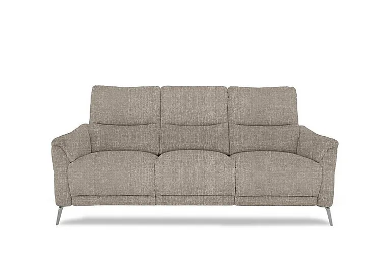Daytona 3 Seater Fabric Power Recliner Sofa with Drop Down - Anivia Khaki