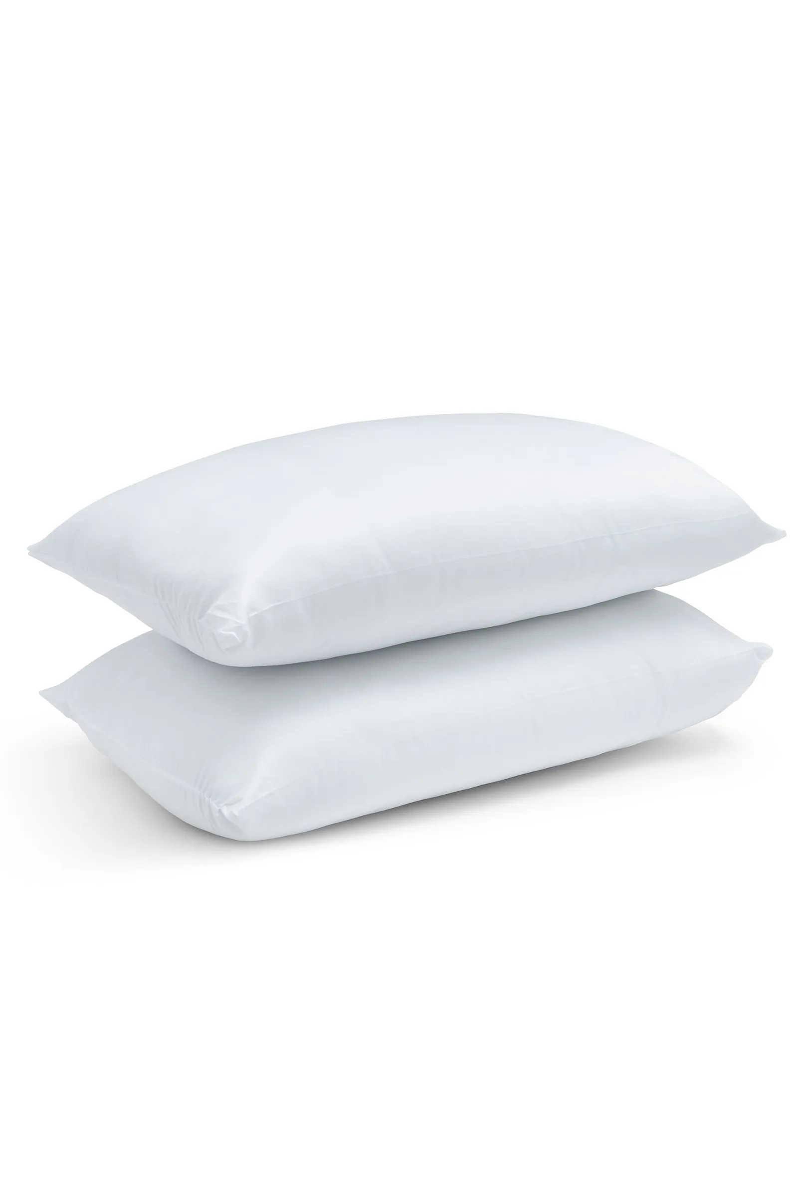 Catherine Lansfield 'Touch Of Down' Hollowfibre Fill Pillow Pairs in White 4