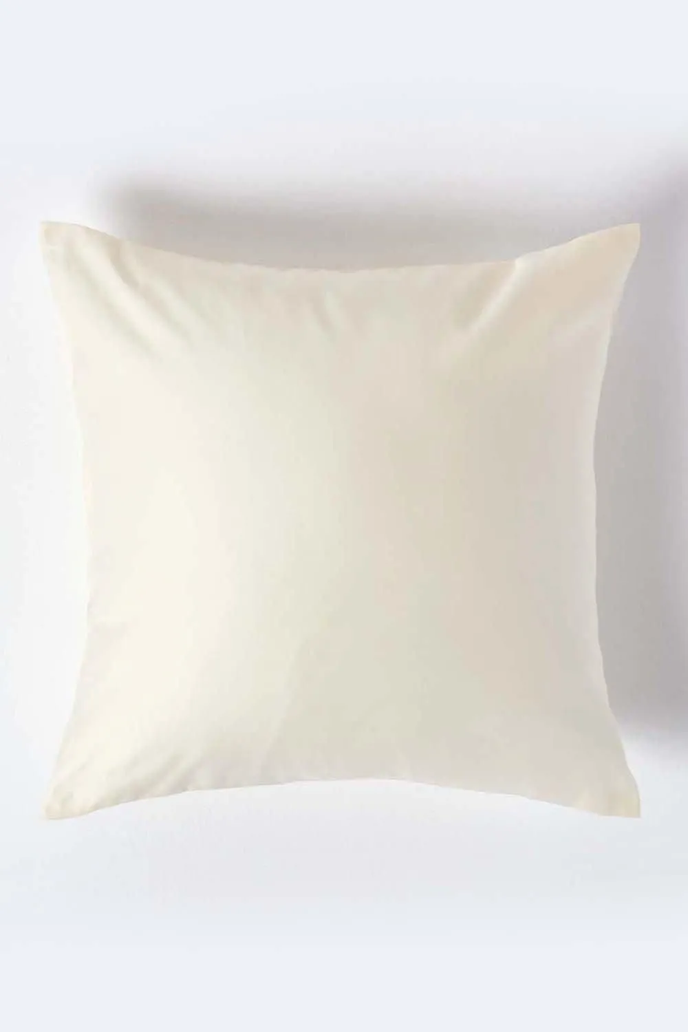 Homescapes Continental Egyptian Cotton Pillowcase 1000 TC, 40 x 40 cm in Cream 1