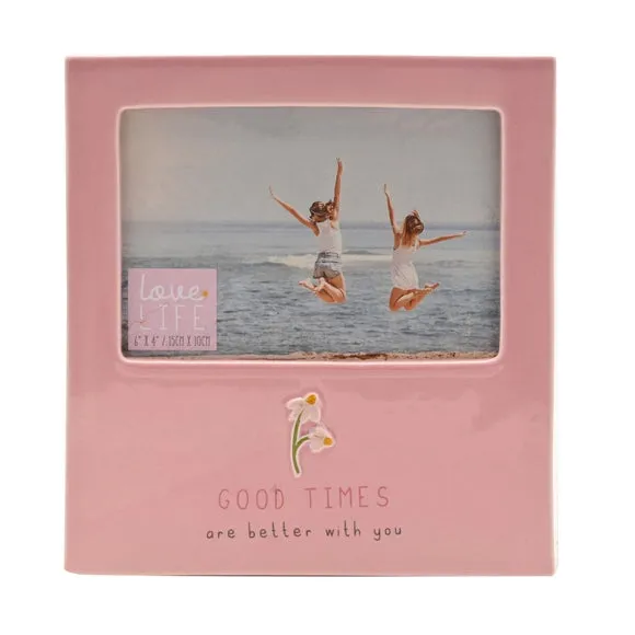 Love Life Good Times Ceramic Photo Frame 2