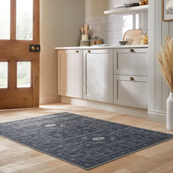 Kasra Traditional Washable Rug 1