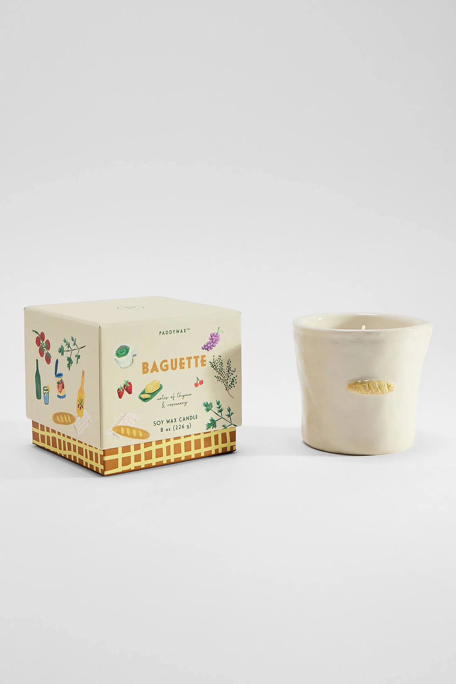 Paddywax Baguette Ceramic Soy Wax Candle ALL 3
