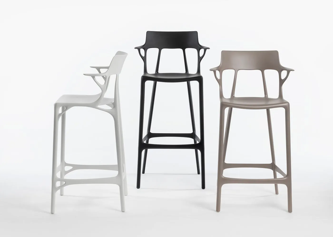 Kartell AI Bar Stool Black 2