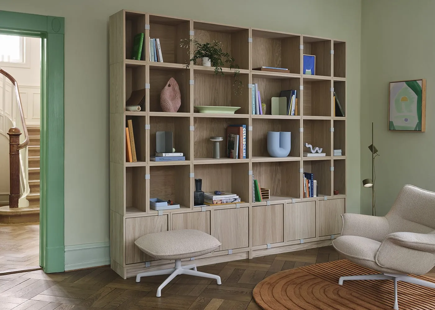 Muuto Stacked Storage System Plinth Small Oak 3