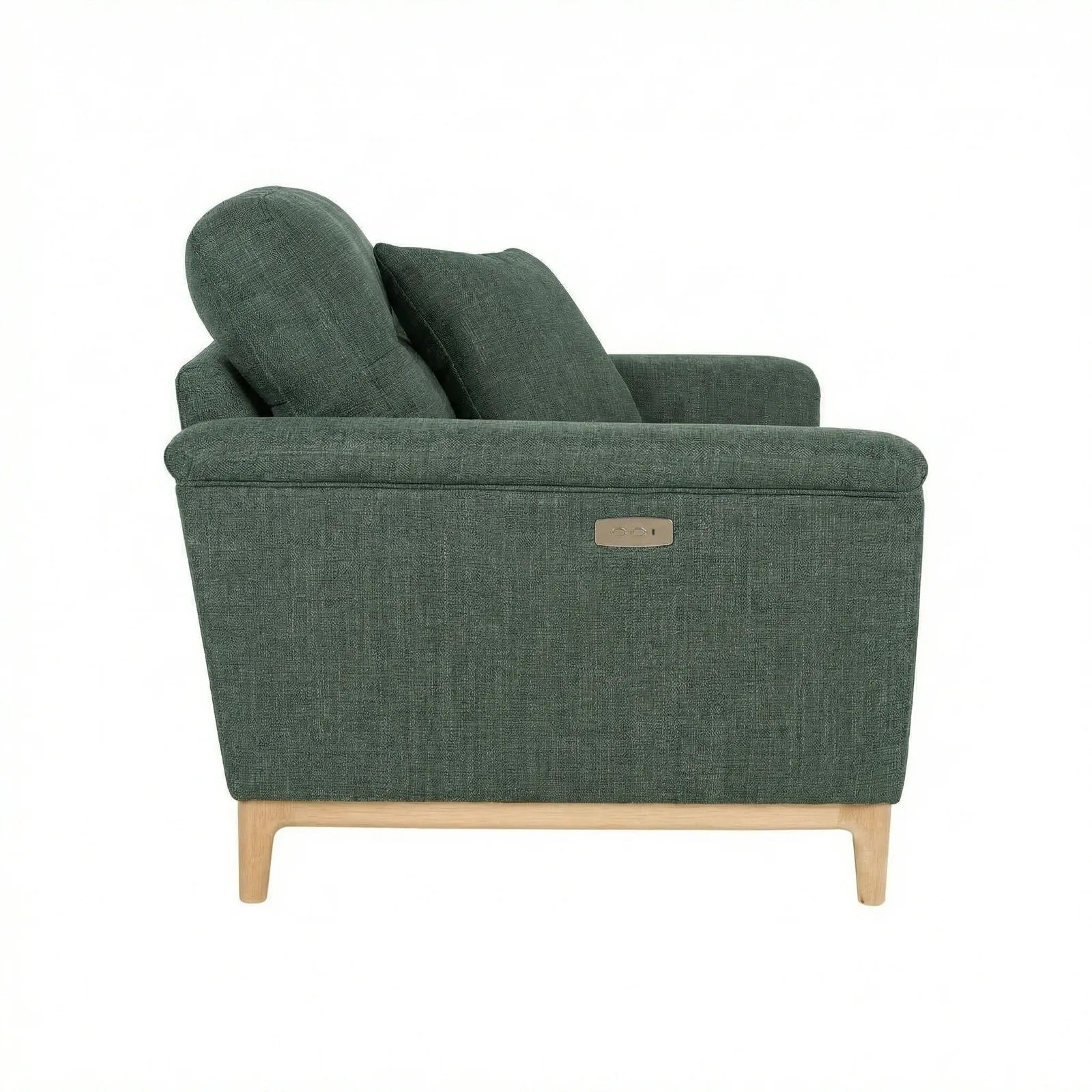 Ercol Sandford Motion Lounger Armchair, Green | Barker & Stonehouse 2