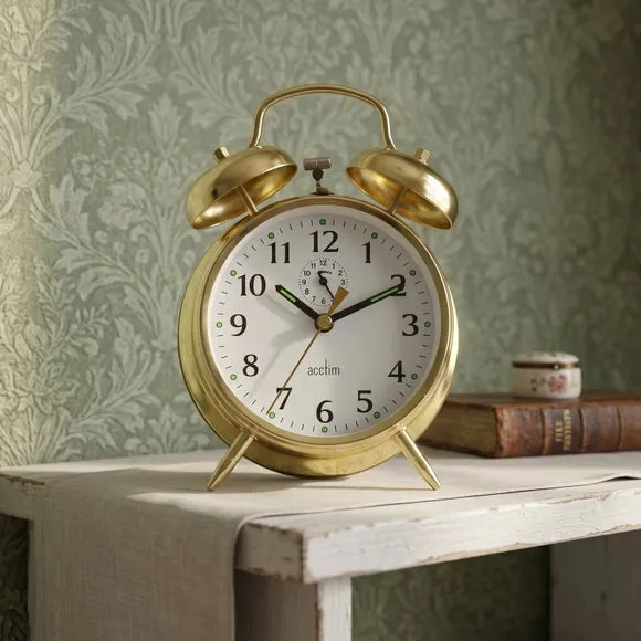 Acctim Saxon Keywound Alarm Clock
