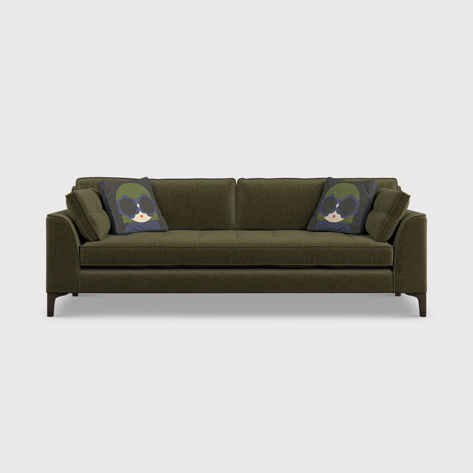 Orla Kiely Arklow Extra Large Sofa, Green Fabric | Barker & Stonehouse 1