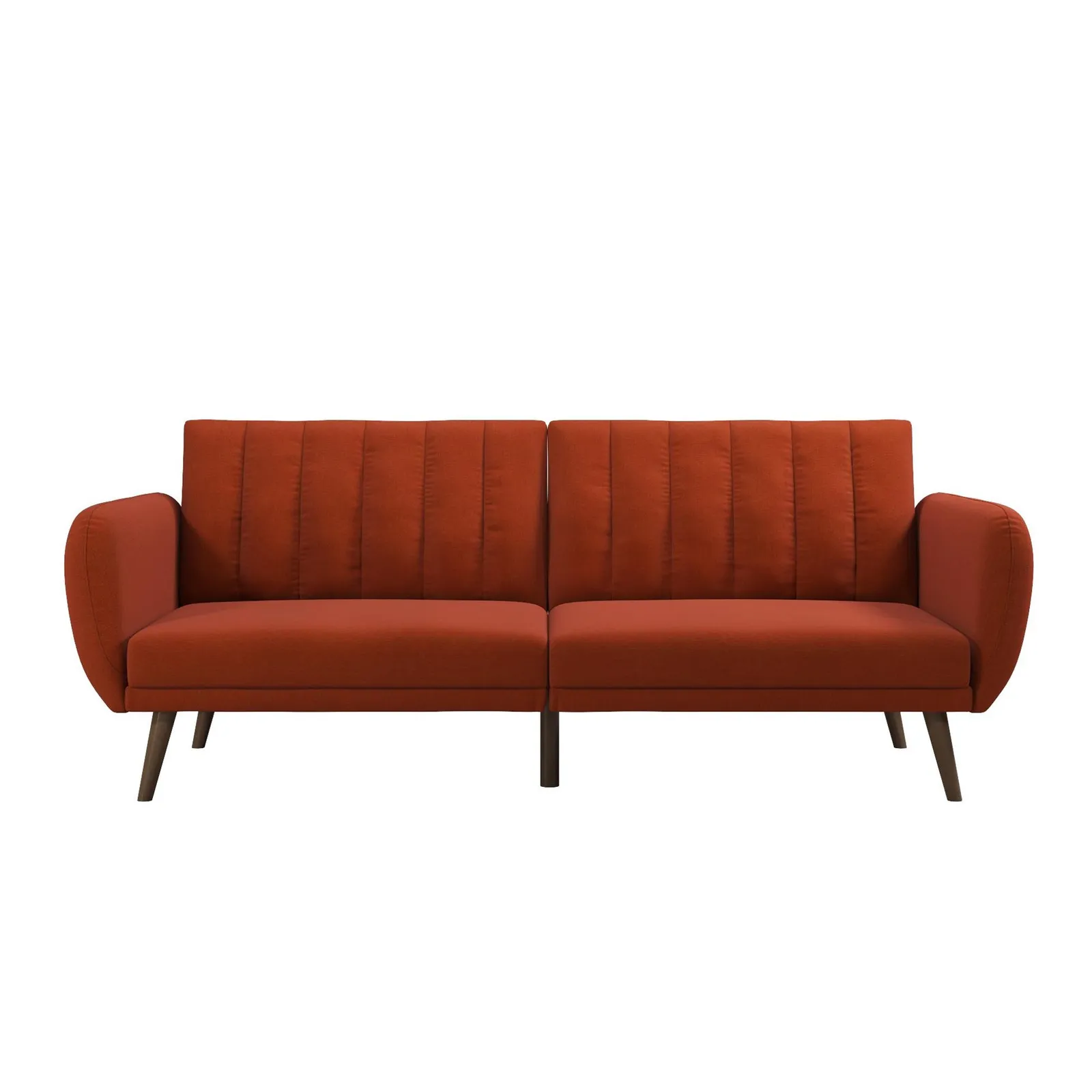 Brittany Linen Sofa Bed Orange