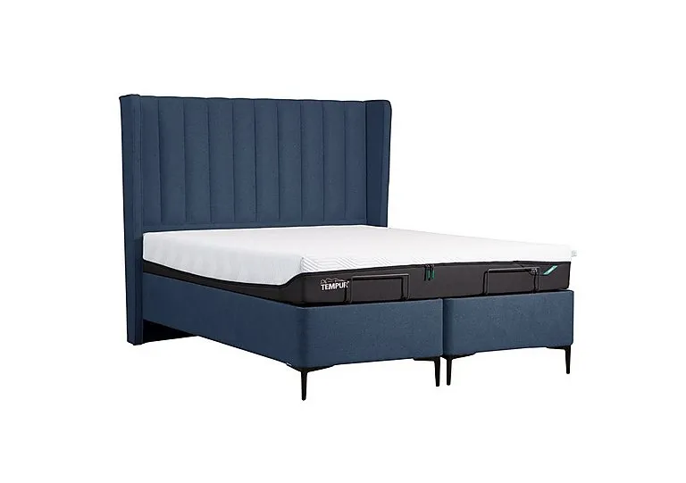 Suffolk Platform Slim Divan Base - King Size - Dark Blue
