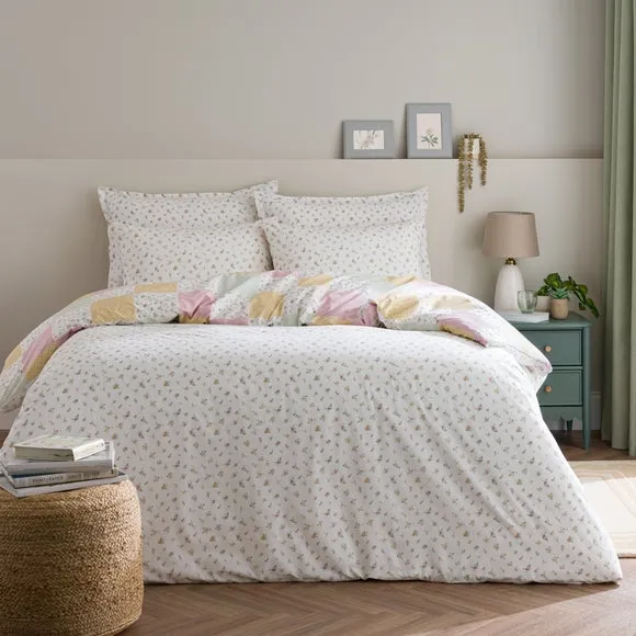 Ditsy Patchwork Duvet Cover and Pillowcase Set 4
