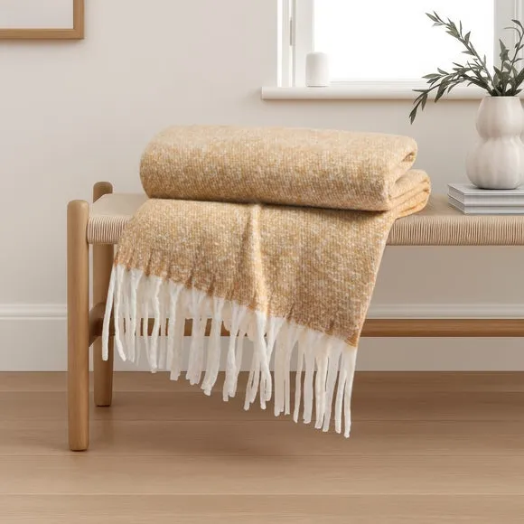 Faux Mohair Throw Blanket