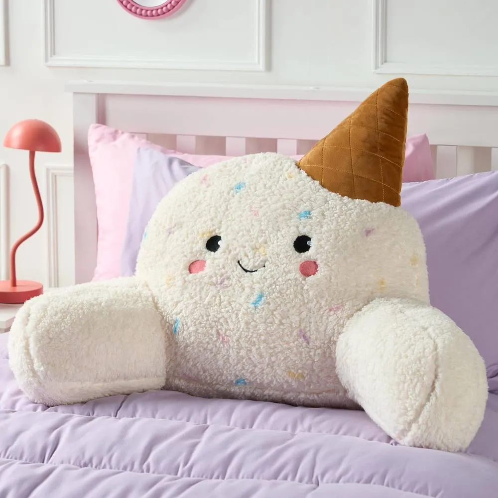 OHS Scoops the Ice Cream Cuddle Cushion Novelty Reading Pillow