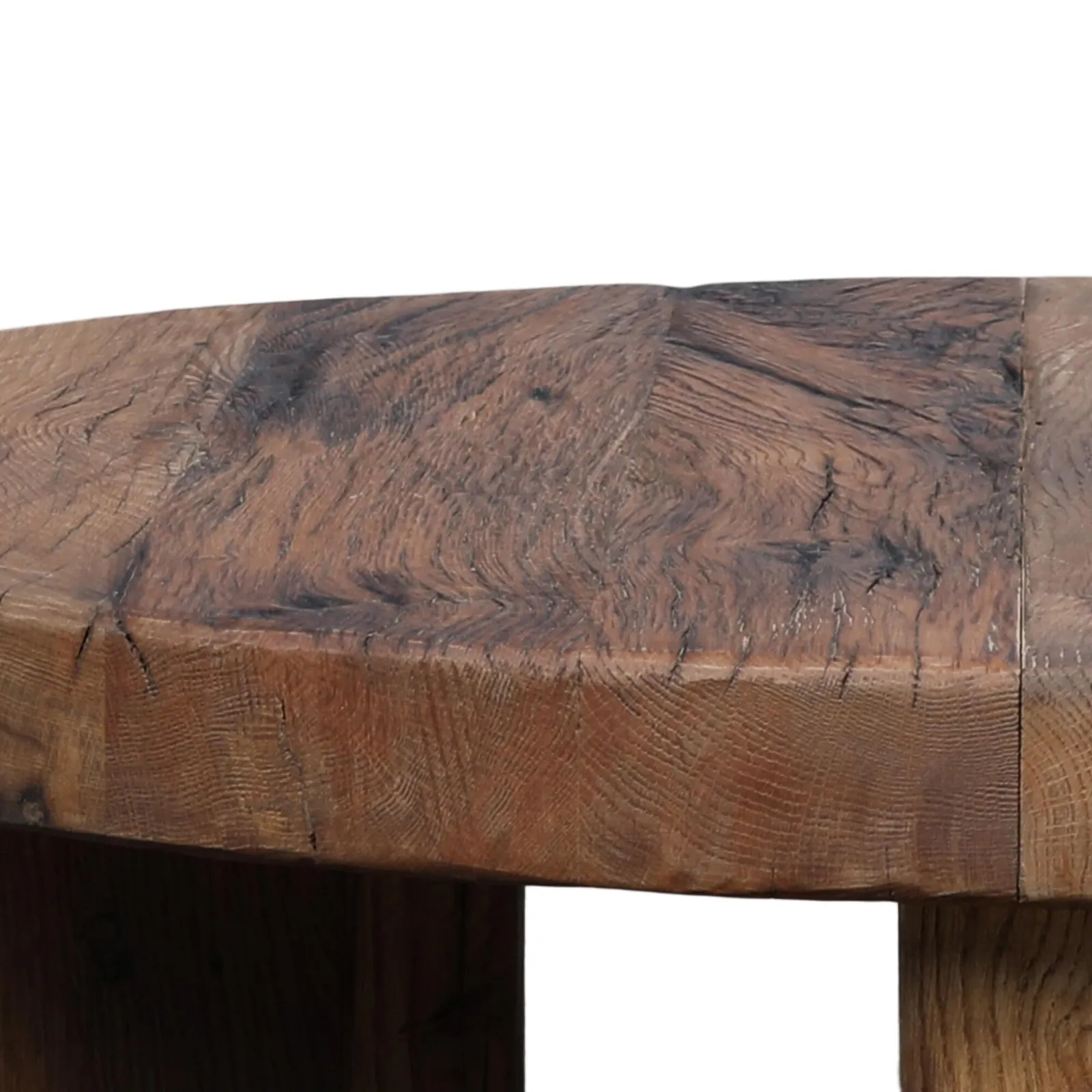 Sark Coffee Table 90X90X32Cm, Round, Brown Oak | Barker & Stonehouse 3