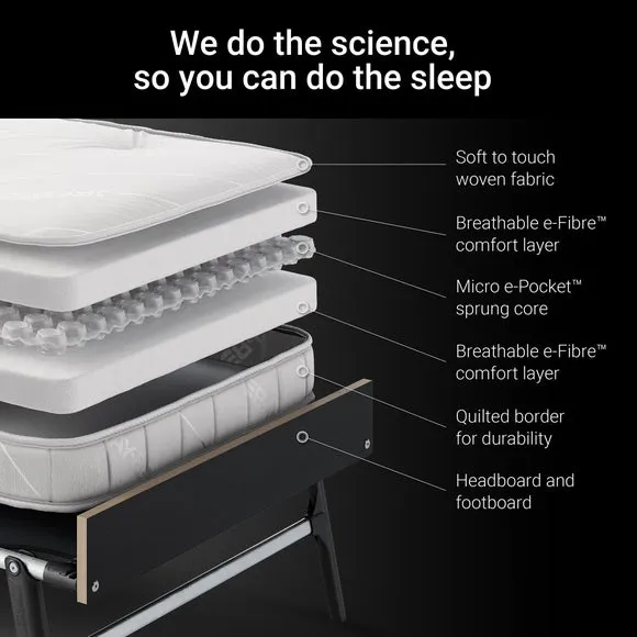 Jay-Be Grand Folding Bed with e-Pocket Tufted Mattress 6