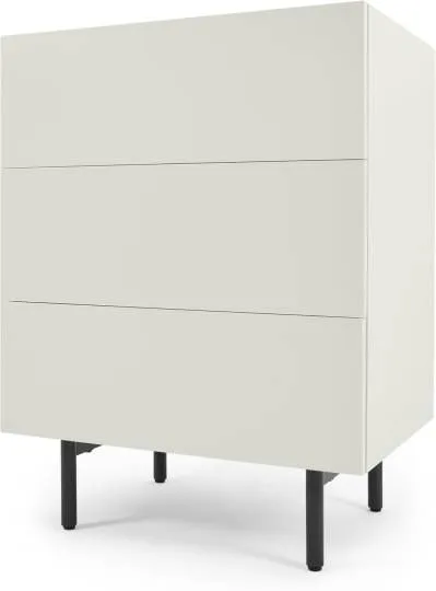 MADE Essentials Mino Chest Of Drawers, Oak and Ivory White 