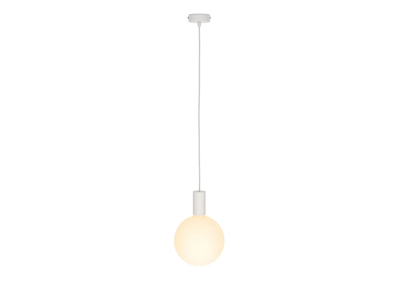 Tala Alumina Single White Pendant Light Canopy