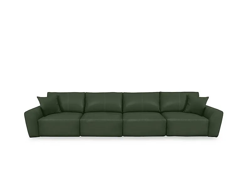 Gemini NC Leather 4 Seater Power Glider Sofa
