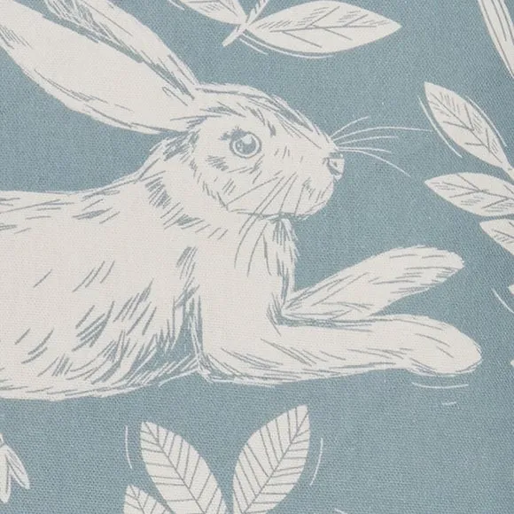 Spring Rabbit Outdoor Cotton Square Filled Cushion 2