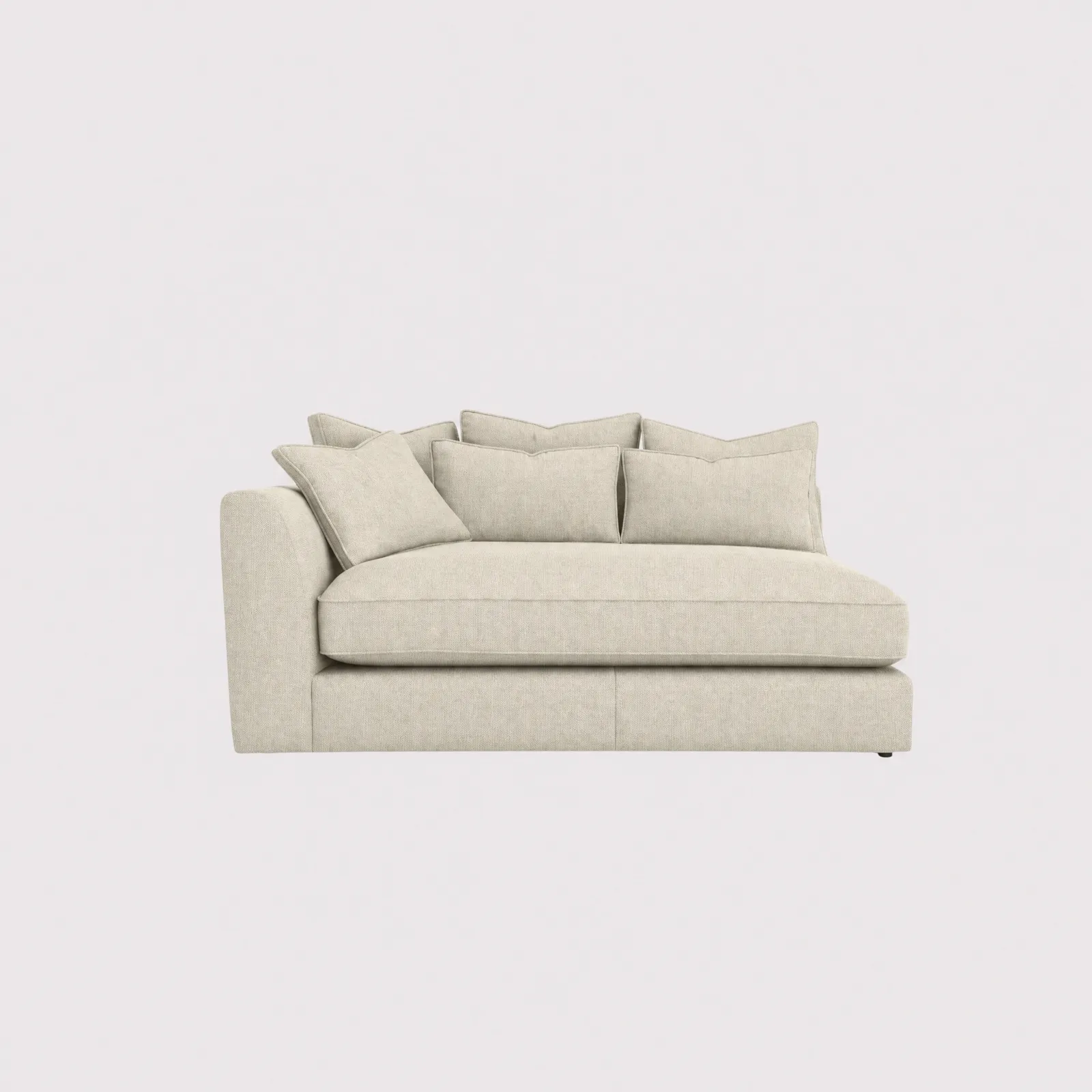 Harrington 1 Arm Small Modular Sofa Left, Neutral Fabric | Barker & Stonehouse 1