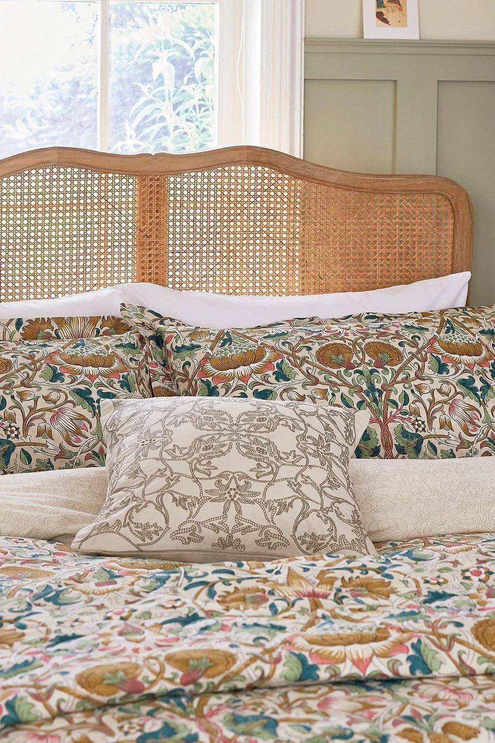 Morris & Co 'Lodden' Cotton Duvet Cover Set 2