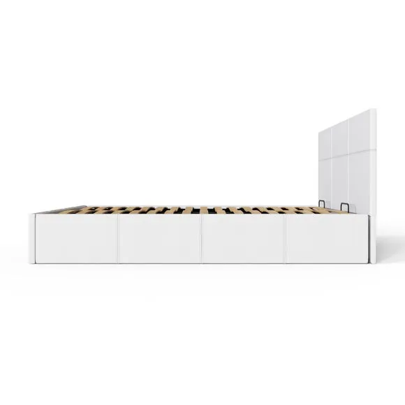 Side Lift Ottoman Bed, Faux Leather 6