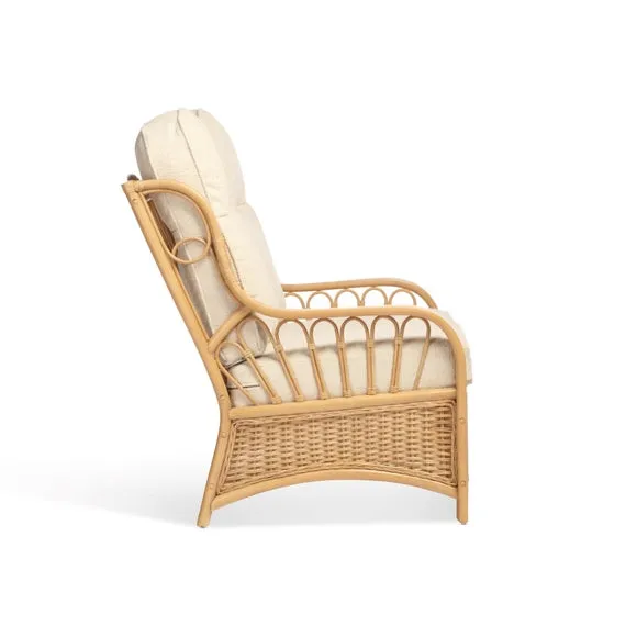 Desser Vale Rattan 2 Seater Sofa & 2 Chairs Set 5