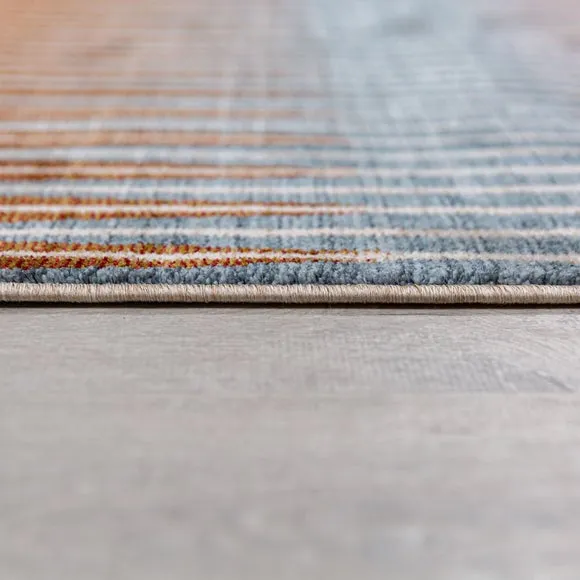 Kruze Mid Century Diamond Striped Rug 4