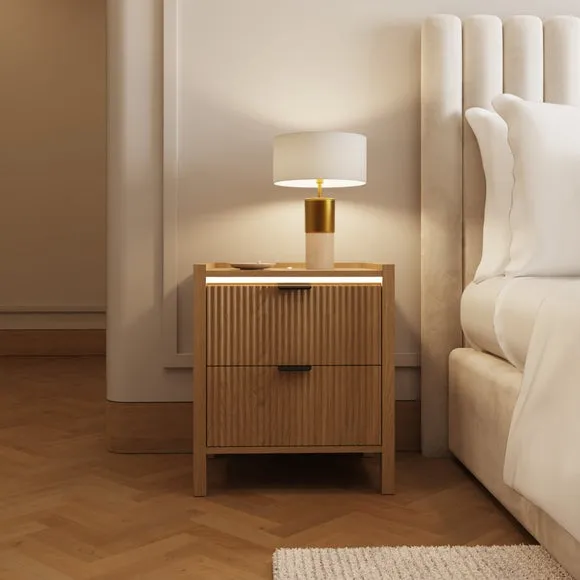 Return - Orie LED Bedside Table