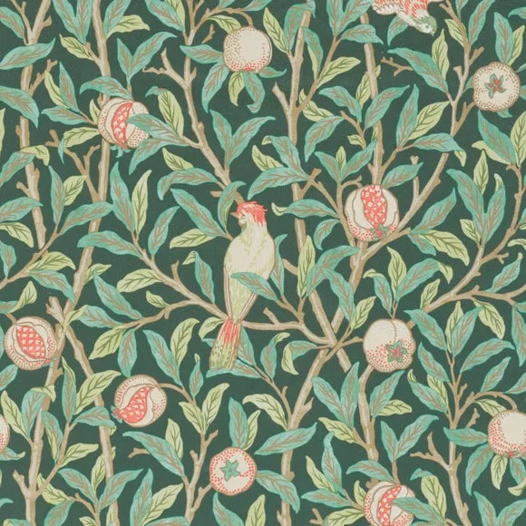 Jolene William Morris Bird & Pomegranate Print Velvet 2 Seater Sofa 6