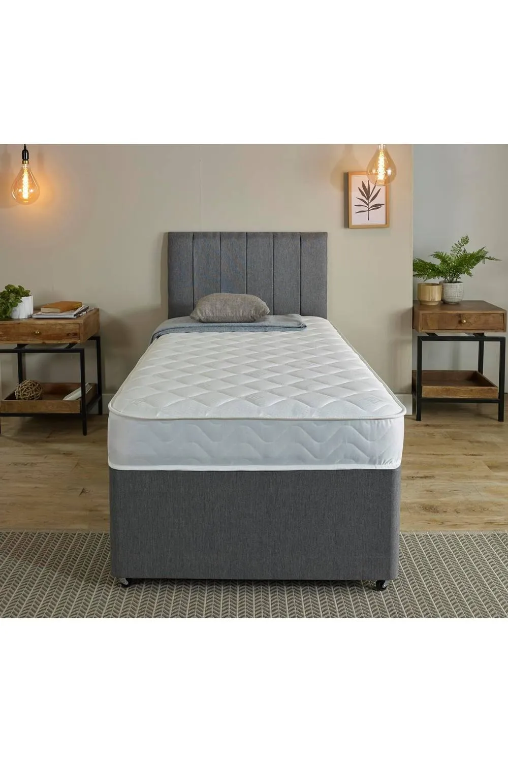 eXtreme Comfort Ltd Foam-Free Pocket Spring Max-Coil Mattress 18cm Deep Medium Feel in White 2