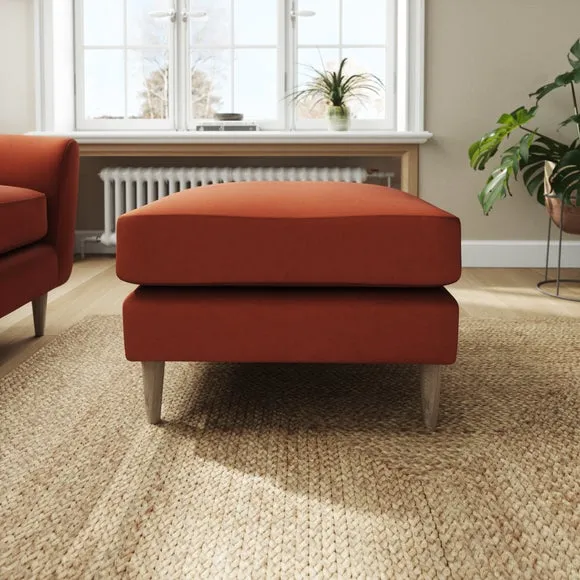 Sven Opulent Velvet Footstool 2