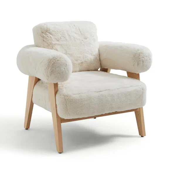 Brynn Supersoft Faux Fur Accent Chair 6