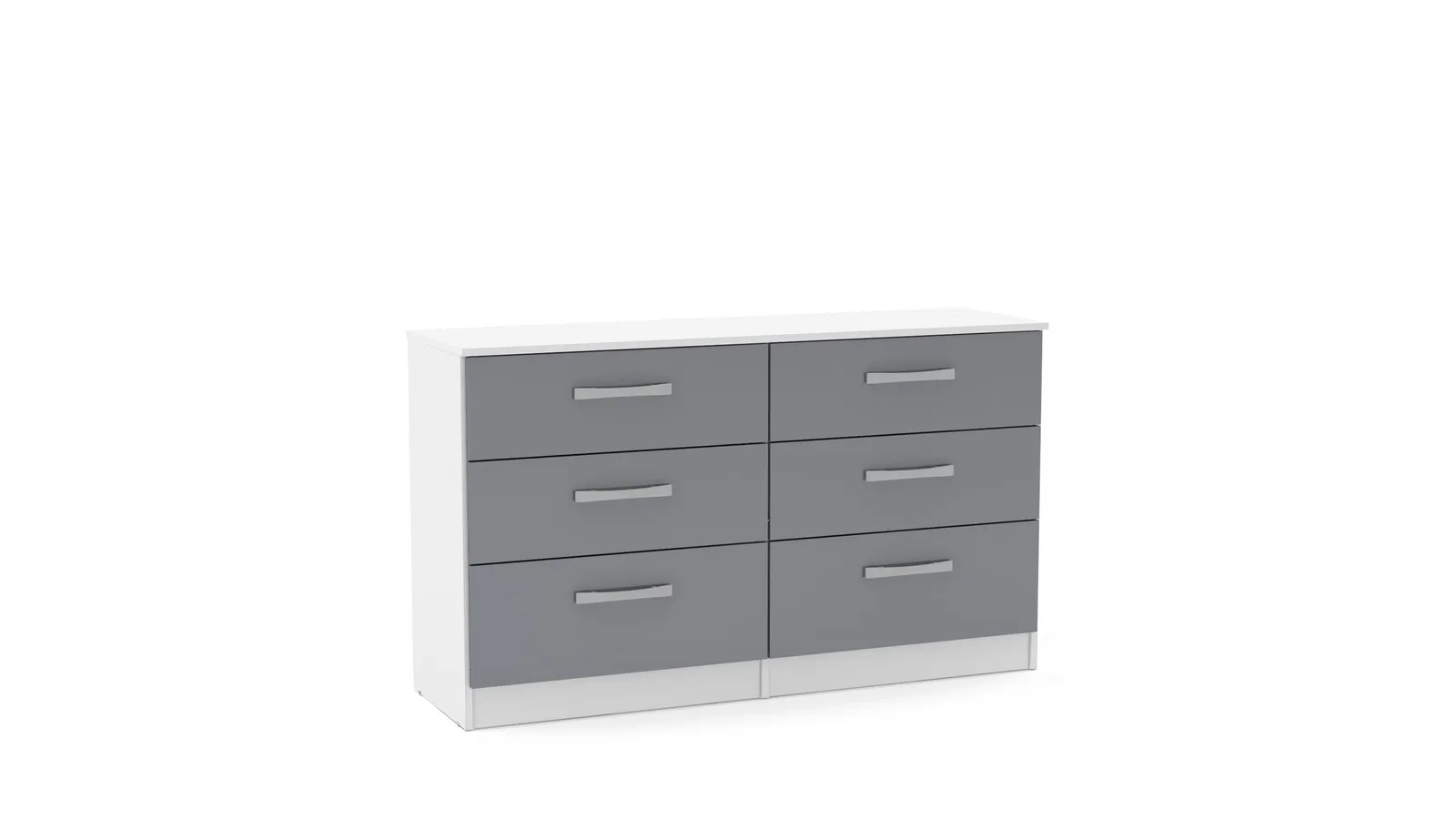 Birlea Lynx 6 Drawer Chest in White 3