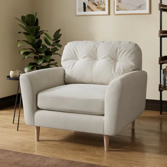 Sven Soft Texture Chenille Snuggle Chair