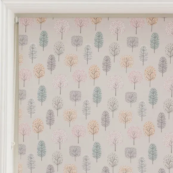 Sweet Trees Pink Blackout Roller Blind 5
