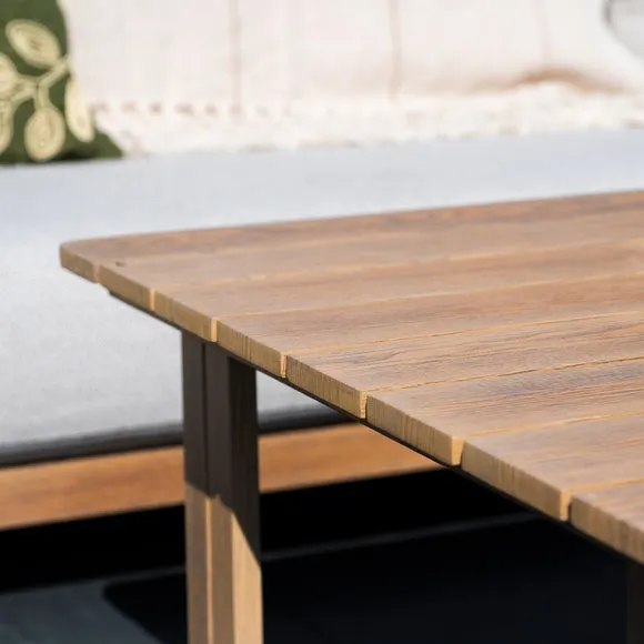Norfolk Leisure Darlington Wood Look Aluminium Corner Set 3