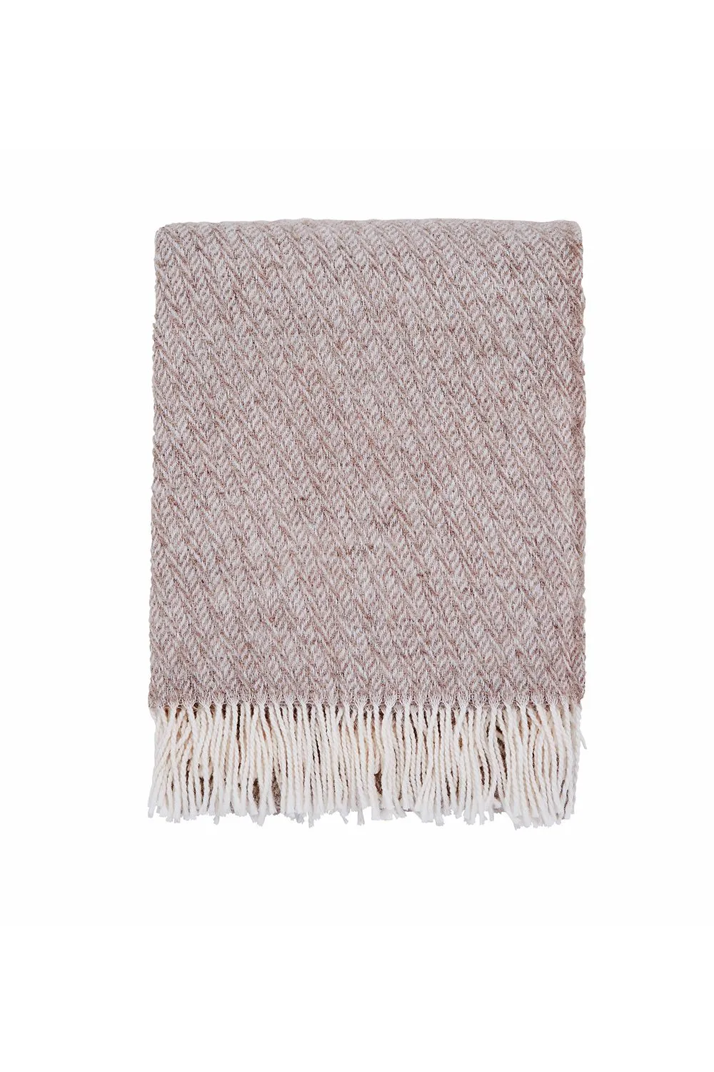 Murmur 'Cara' Wool Throw in Grey