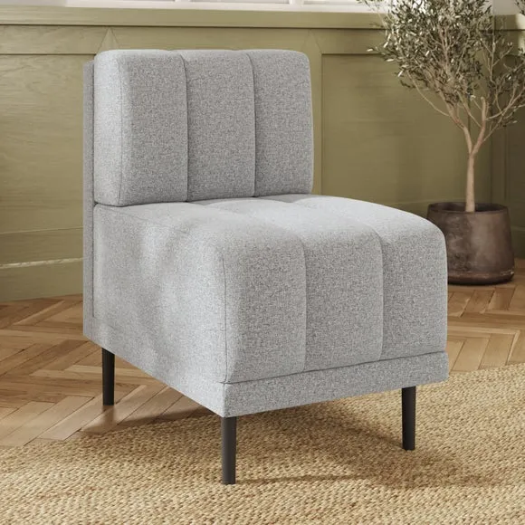 Amali Small Dining Bench, Textured Weave 2